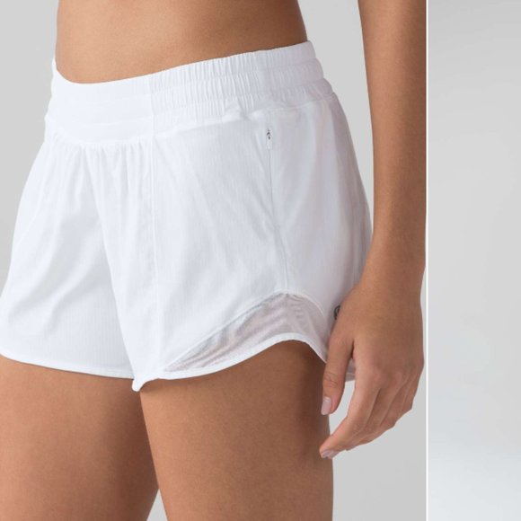 White lululemon hotty hot shorts Clearance